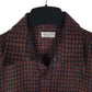 Mens Burgundy Rocky Ford Vintage 90s Plaid Flannel  Shirt