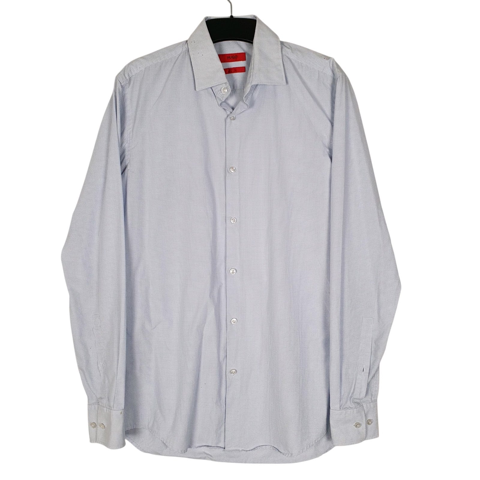 Mens Blue Hugo Boss  Long Sleeve Shirt