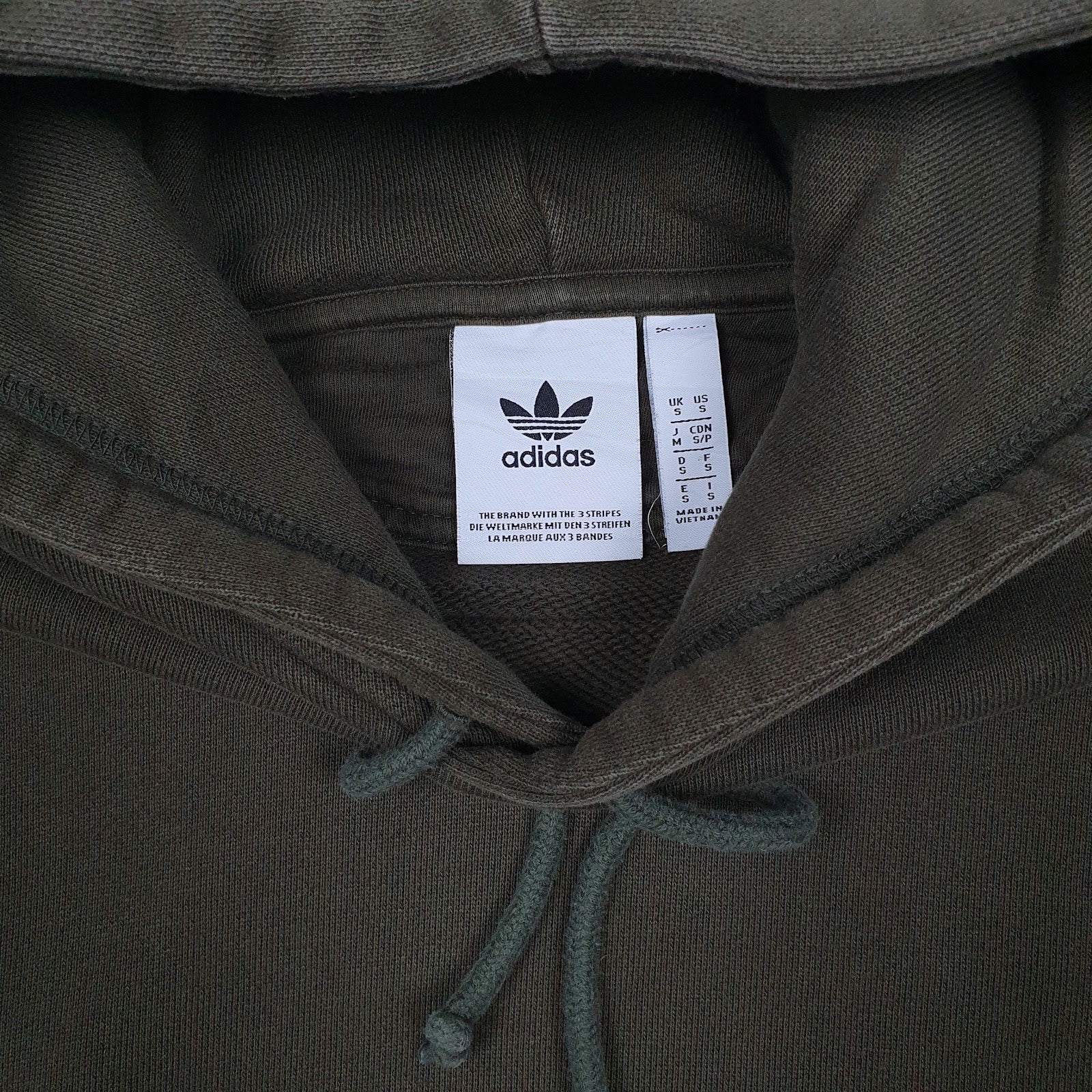 Mens Green Adidas  Hoodie Jumper