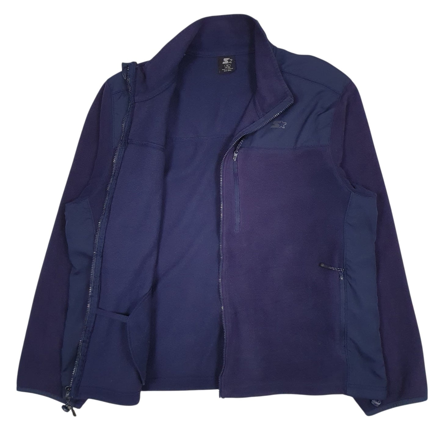 Mens Blue Starter  Full Zip Jumper
