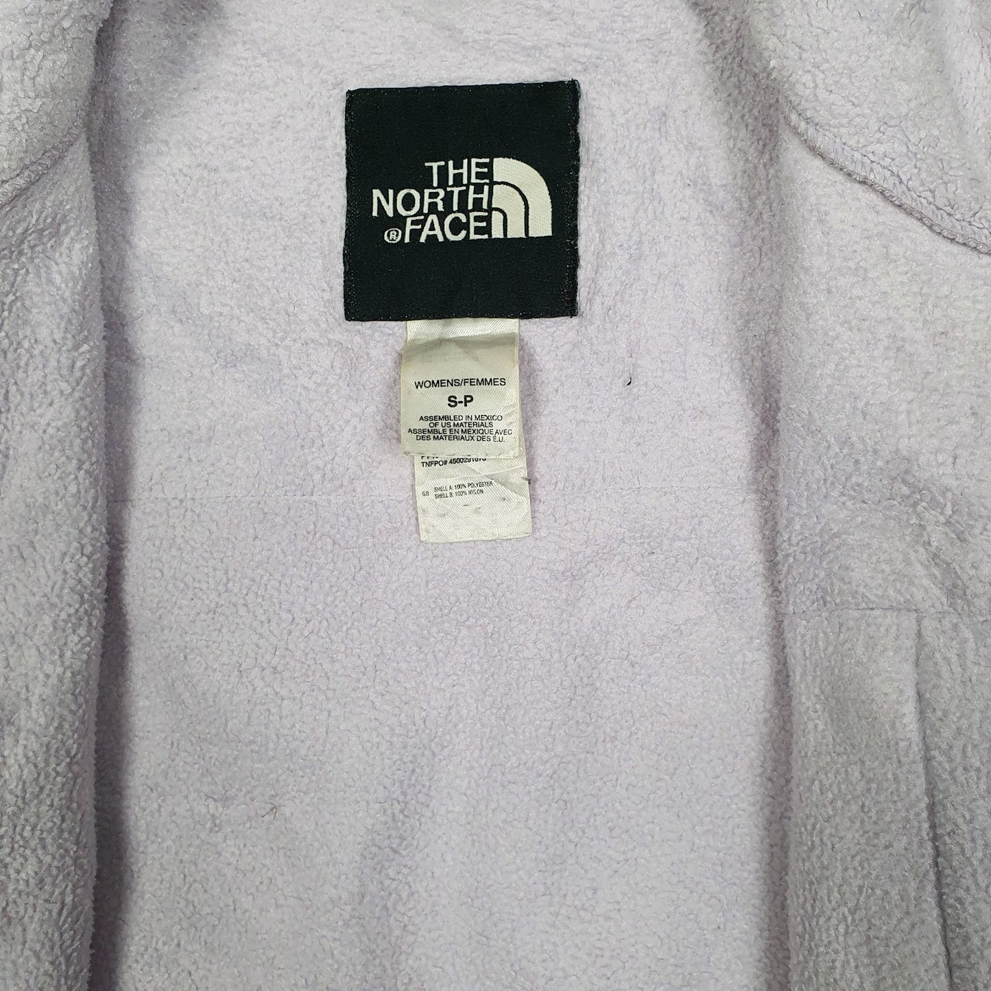 Womens Purple The North Face Denali Full Zip Jumper