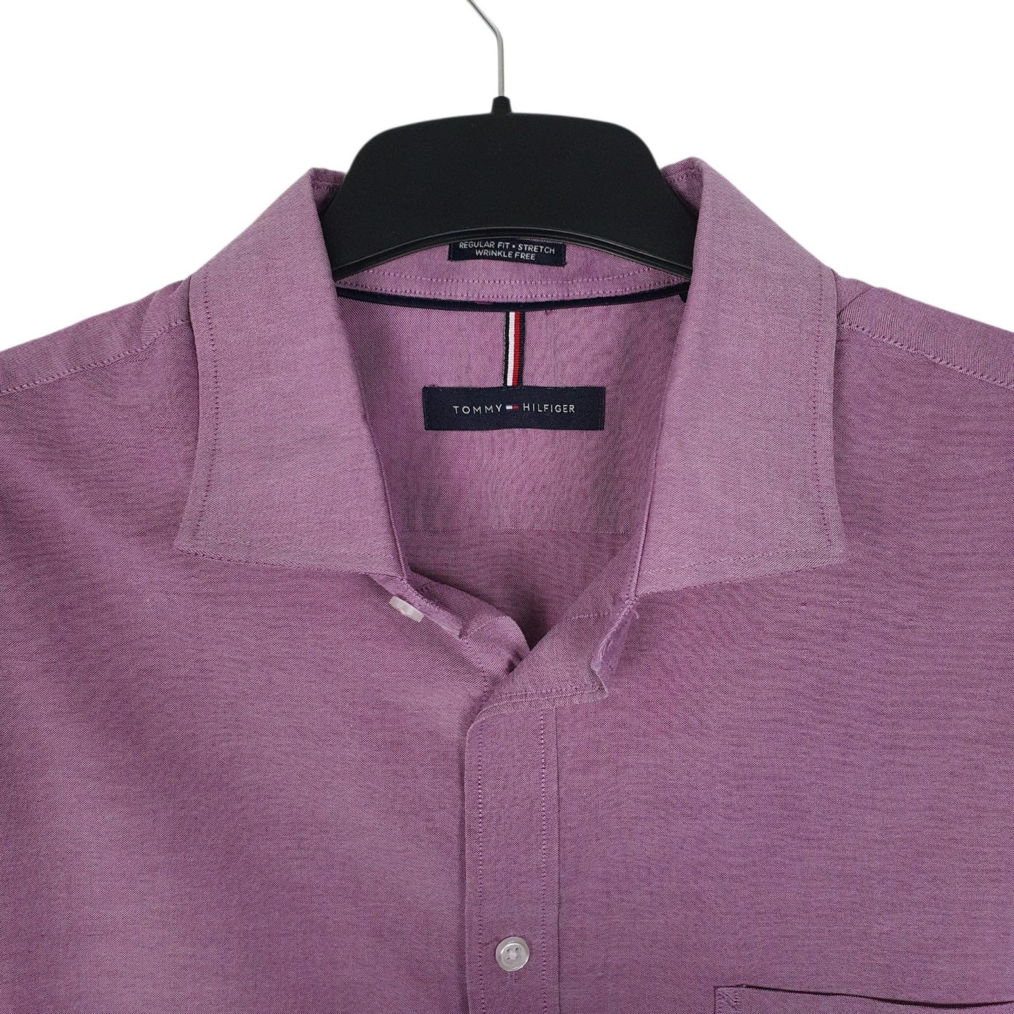 Mens Purple Tommy Hilfiger   Shirt