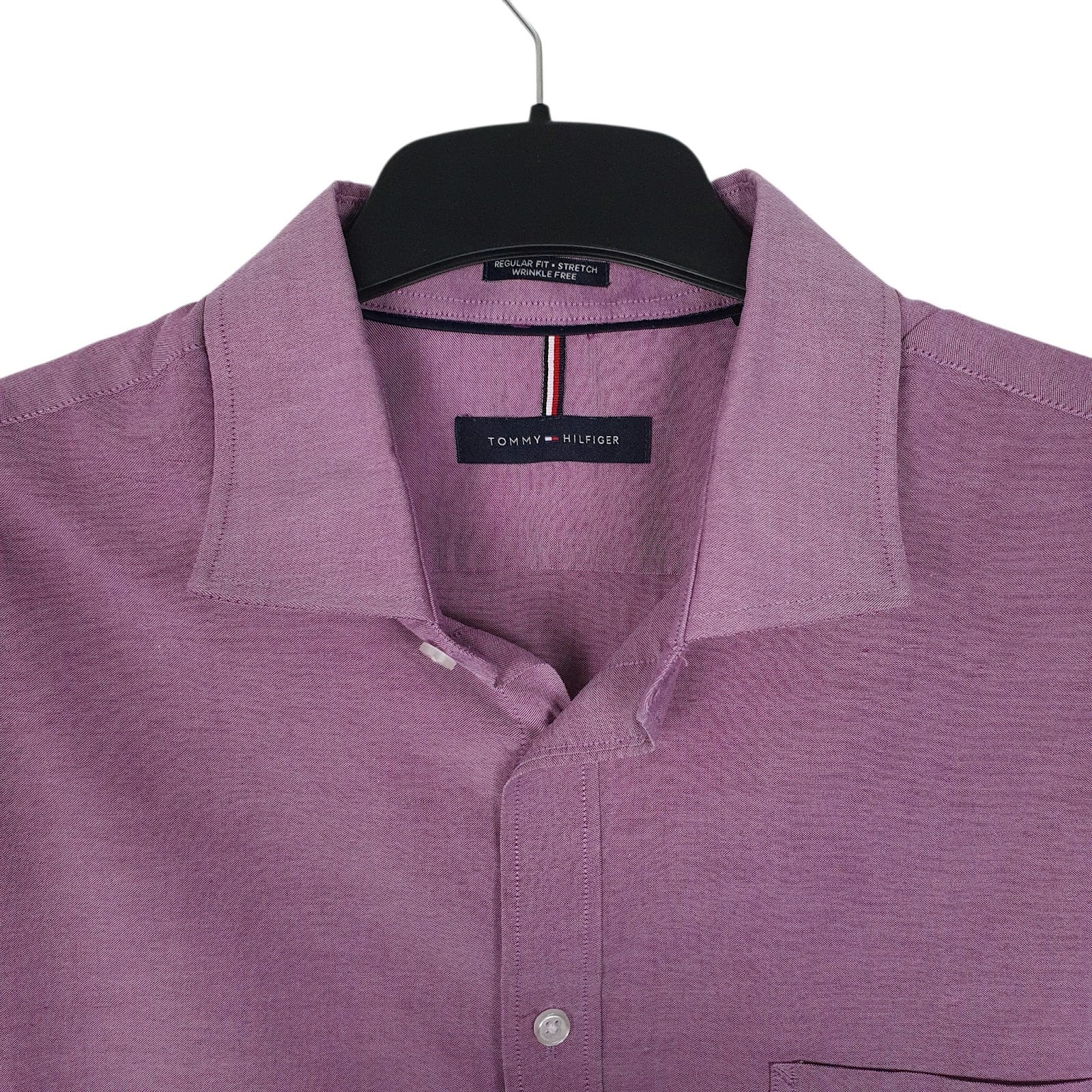 Mens Purple Tommy Hilfiger   Shirt