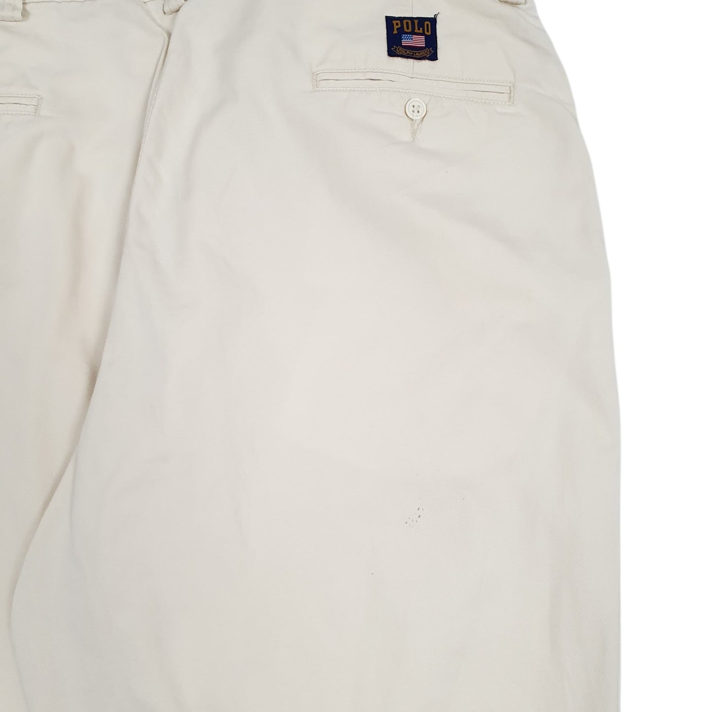Mens Cream Polo Ralph Lauren   Trousers