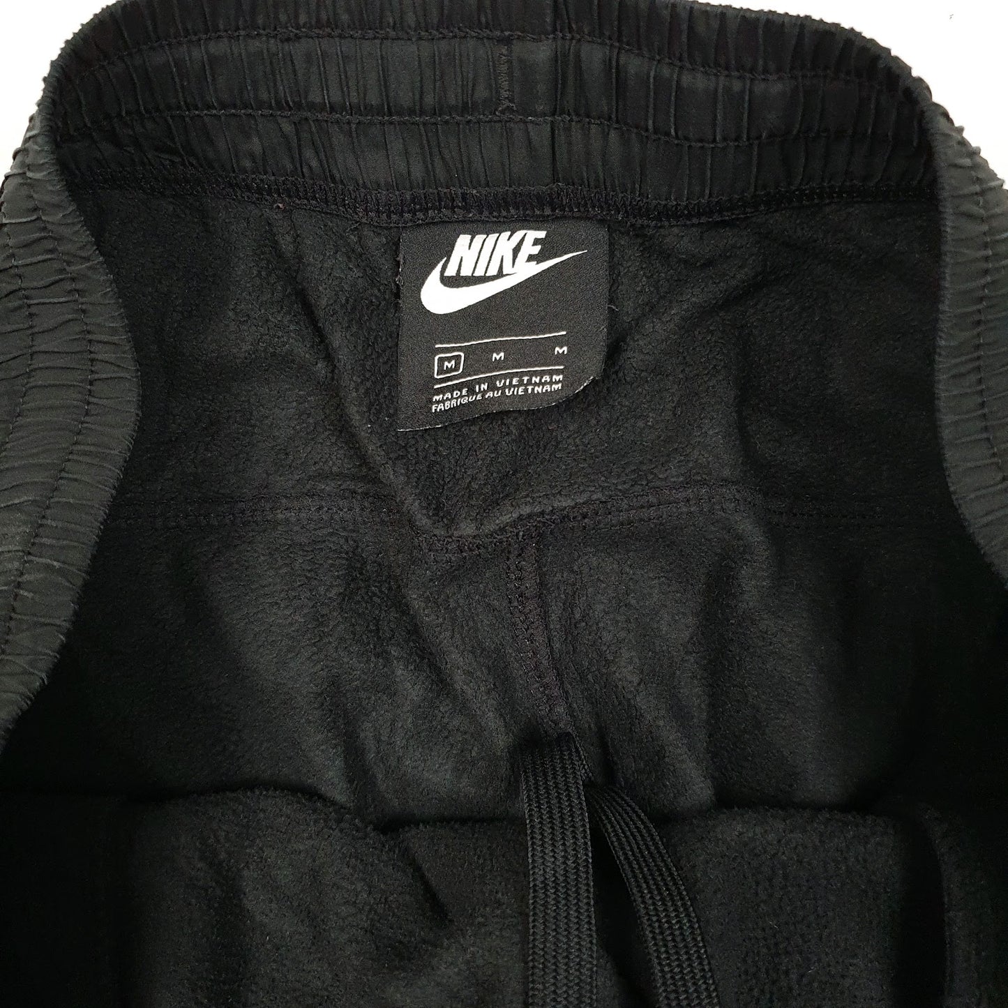 Mens Black Nike Fleece Quarter Zip Trousers