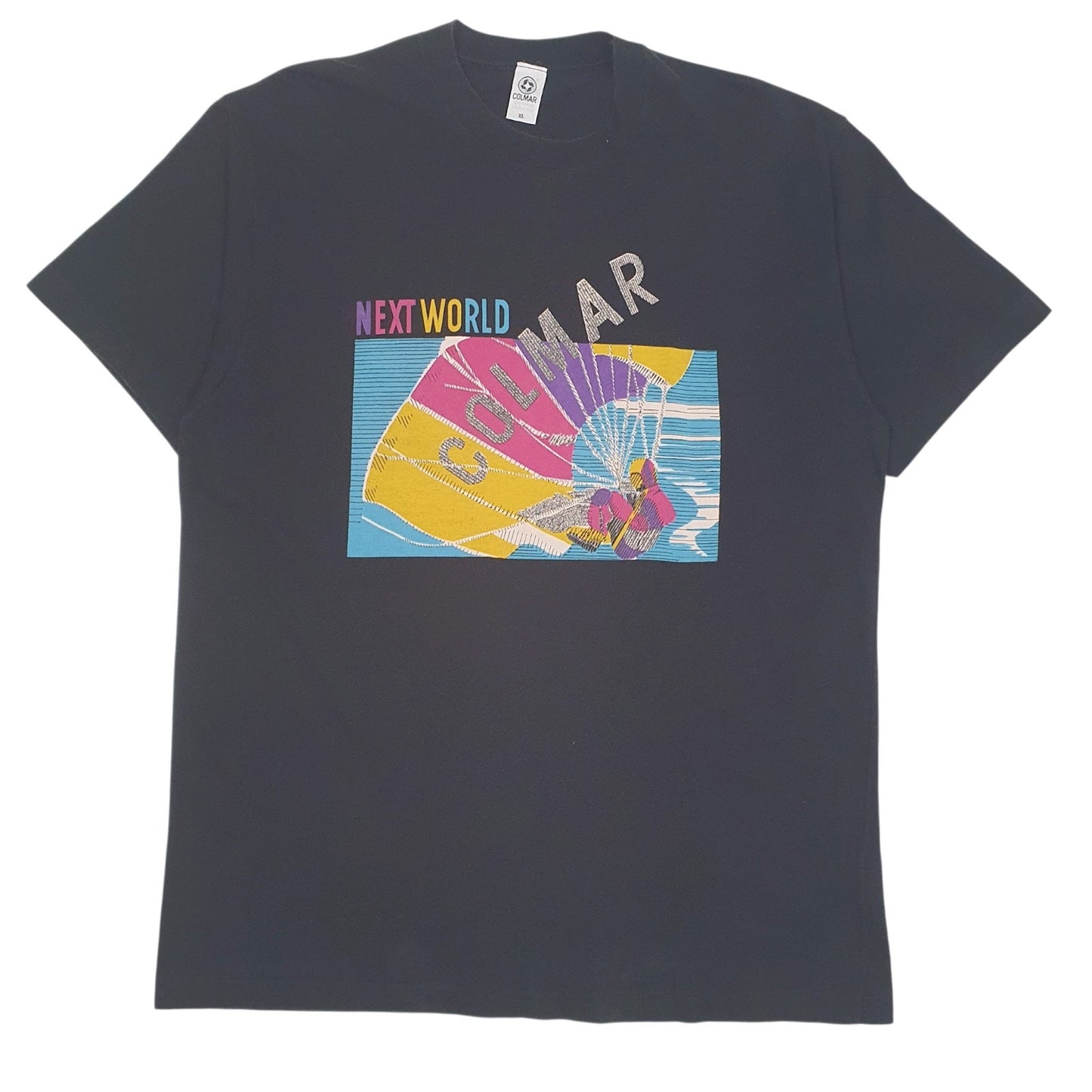 Mens Black Colmar Sport Short Sleeve T Shirt