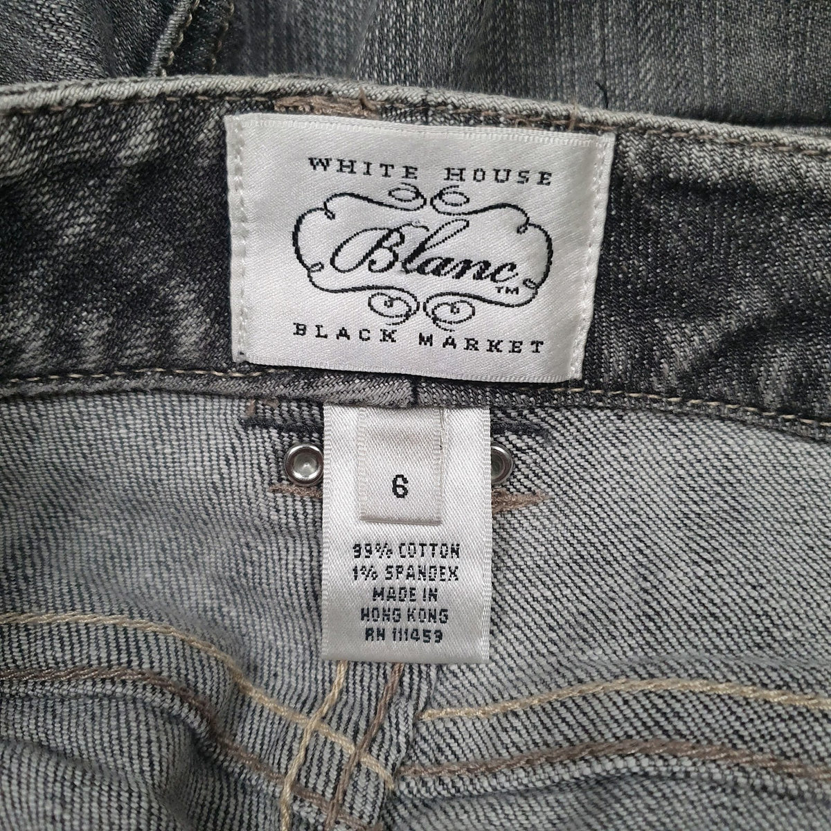 Womens Grey Blanc   Jeans