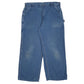 Mens Blue Carhartt Carpenter Workwear B13 DST JeansW38 L27