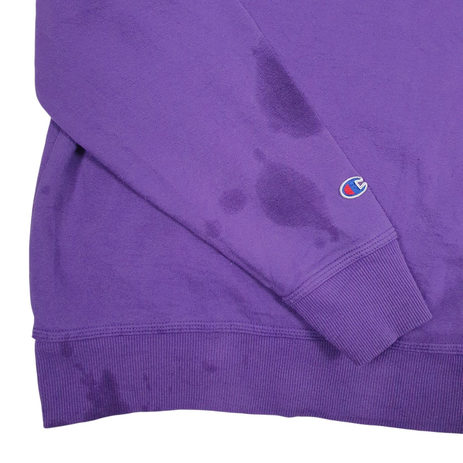 Mens Purple Champion  Crewneck Jumper