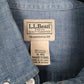 Mens Blue L.L.Bean   Shirt