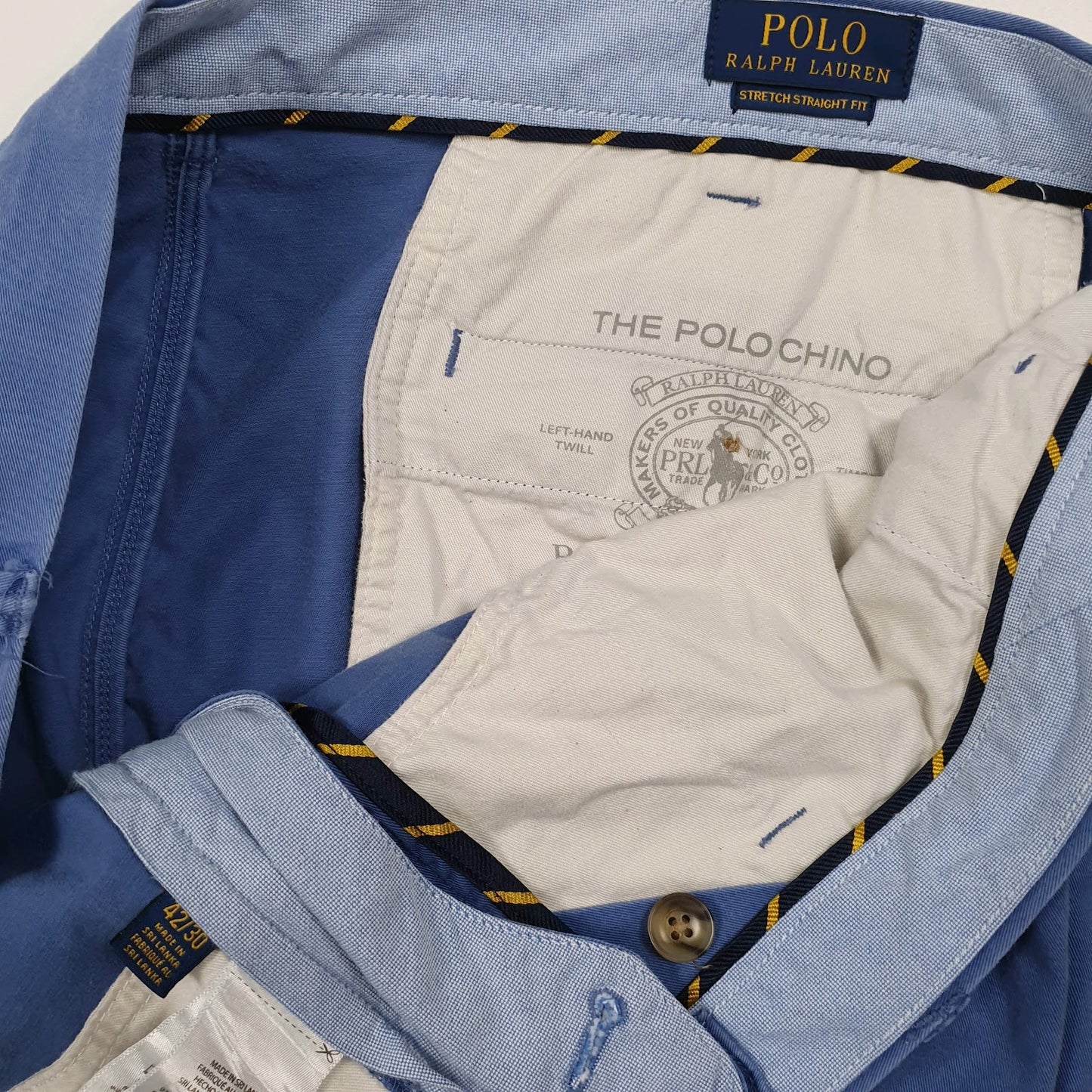 Mens Blue Polo Ralph Lauren   Trousers