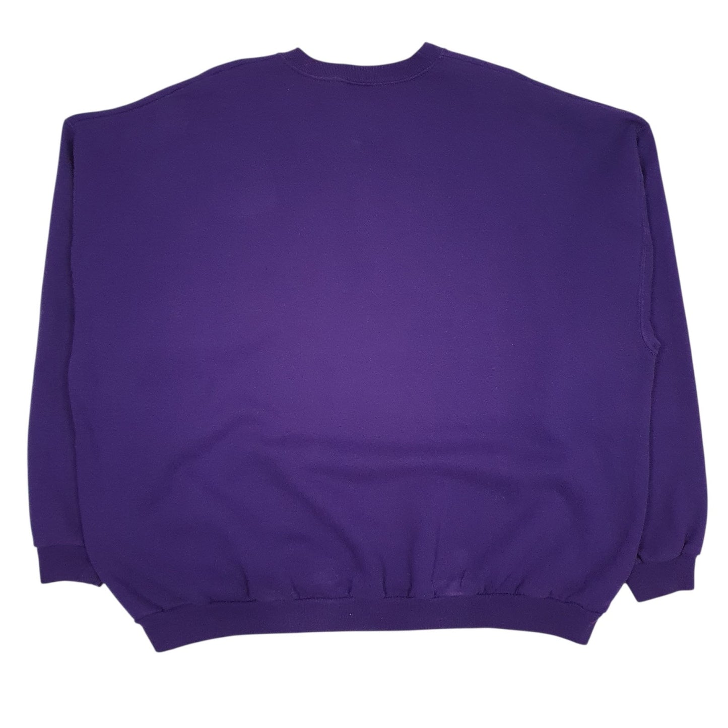 Womens Purple Jerzees  Crewneck Jumper