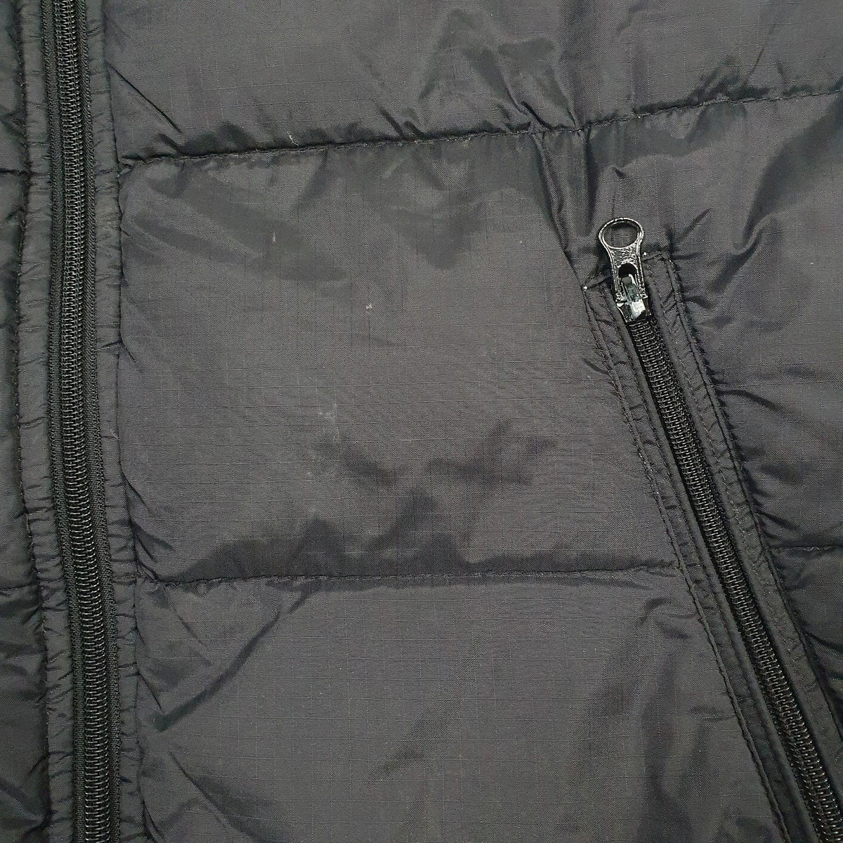Mens Black Lotto Puffer  Coat