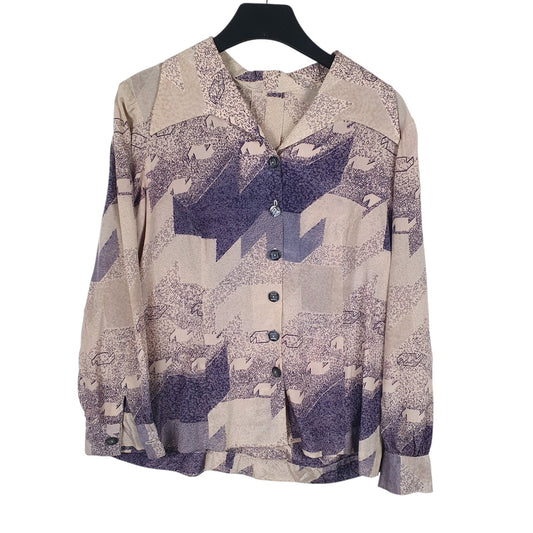 Womens Beige Unbranded  Long Sleeve Shirt