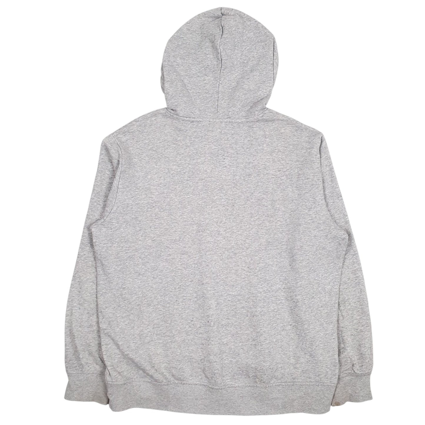 Mens Grey Reebok Spellout Hoodie Jumper