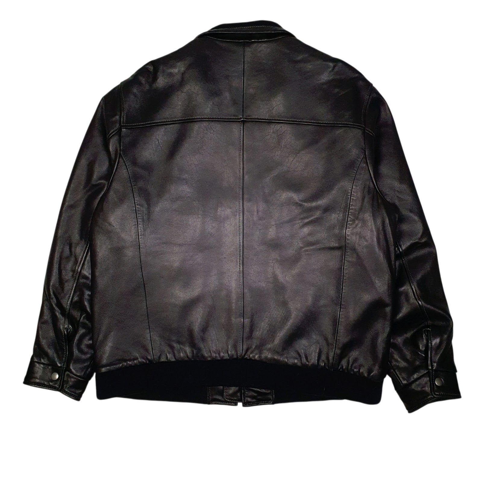 Mens Black Apt.9 Lambskin  Coat