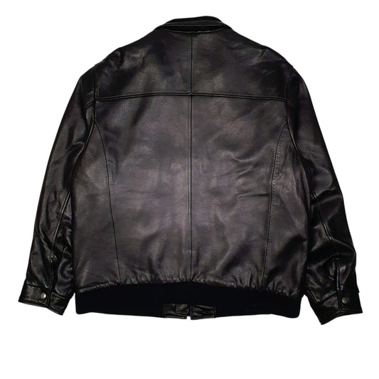 Mens Black Apt.9 Lambskin  Coat