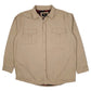 Mens Beige Lee Fleece Lined  Coat