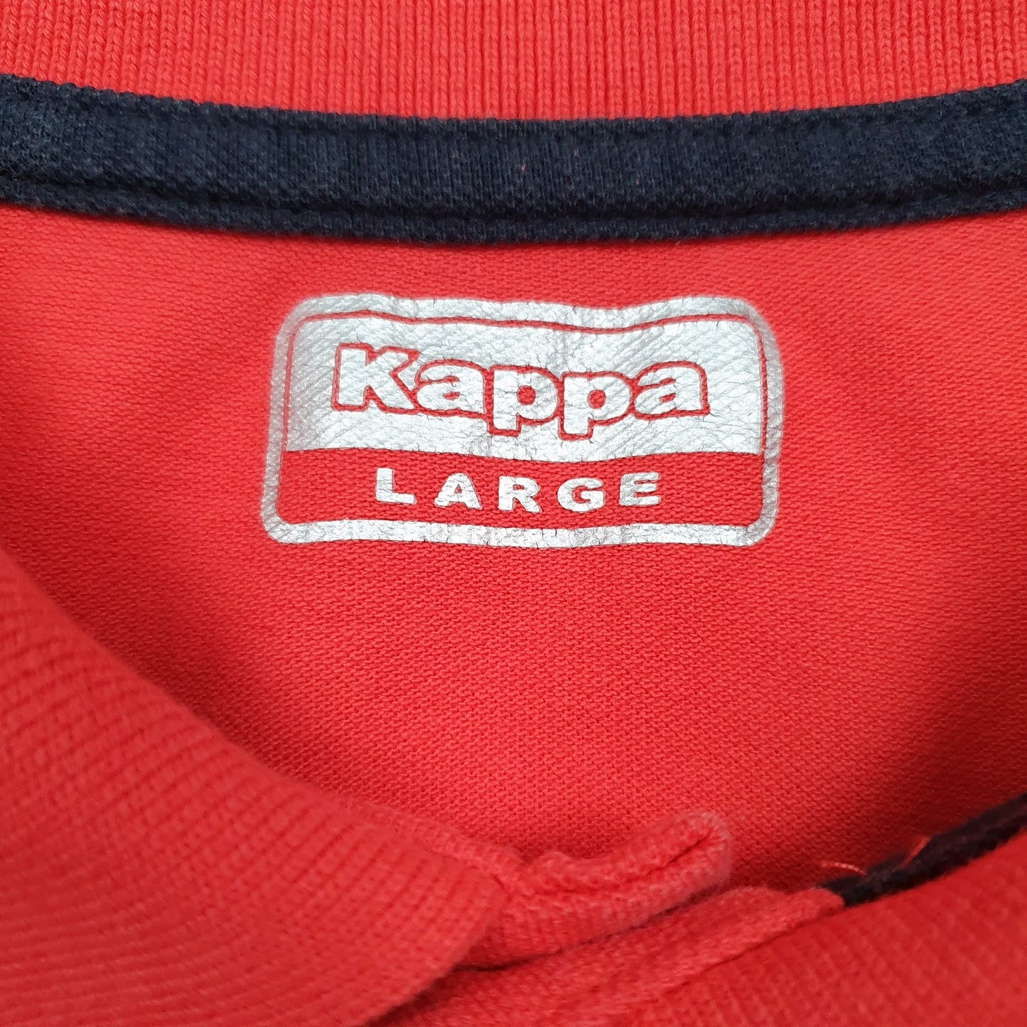 Mens Red Kappa   Polo Shirt