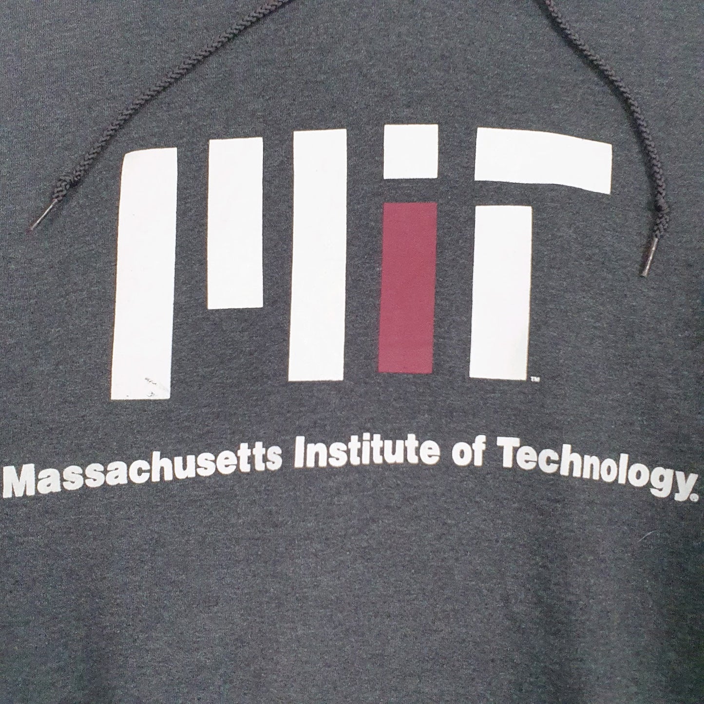 Mens Grey Champion Massachusett Institute Of Technology Hoodie Jumper