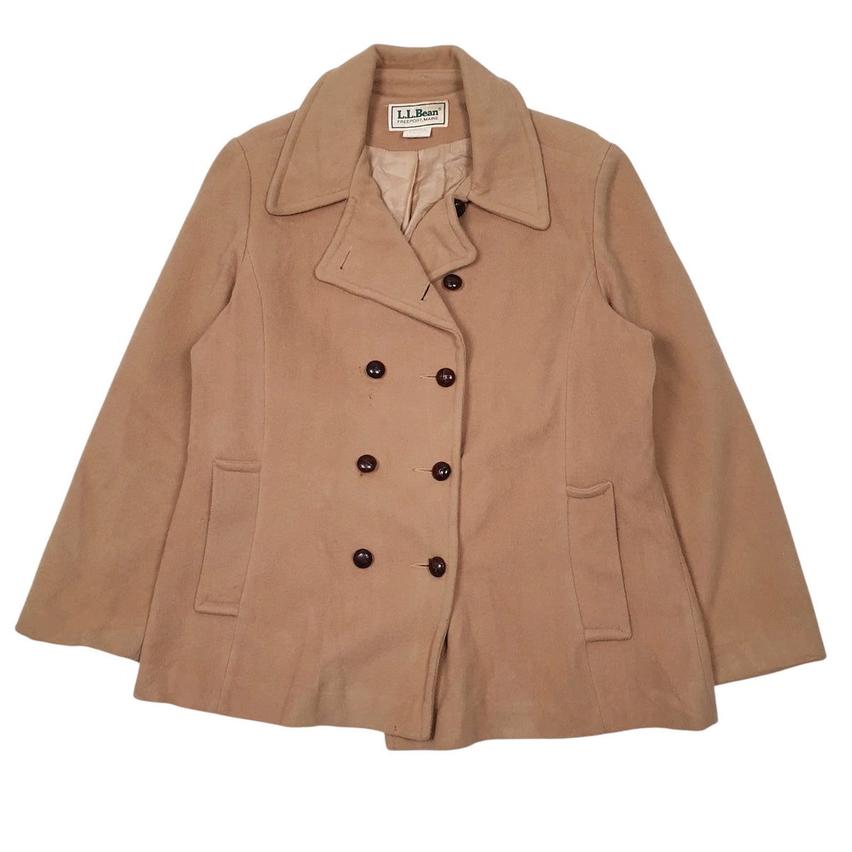 Womens Brown L.L.Bean Vintage 90s  Coat
