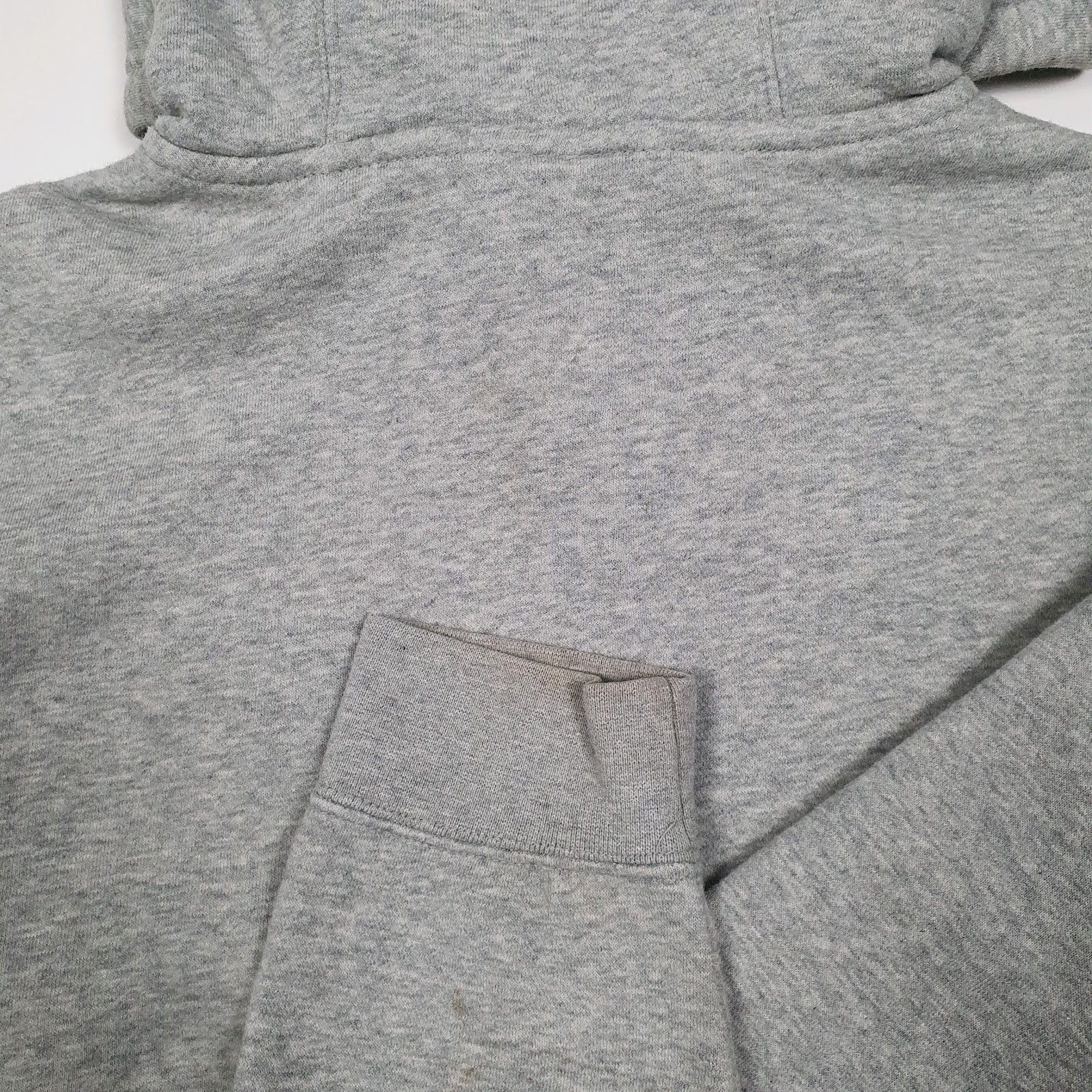 Mens Grey Nike Quarter Zip Hoodie Jumper