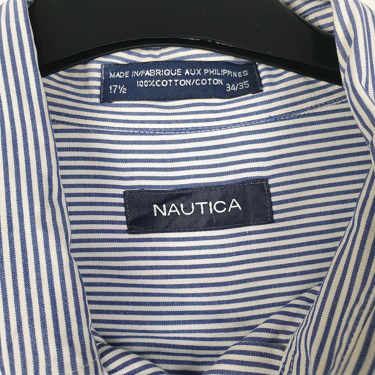 Mens Blue Nautica   Shirt