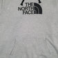 Mens Grey The North Face Spellout Hoodie Jumper