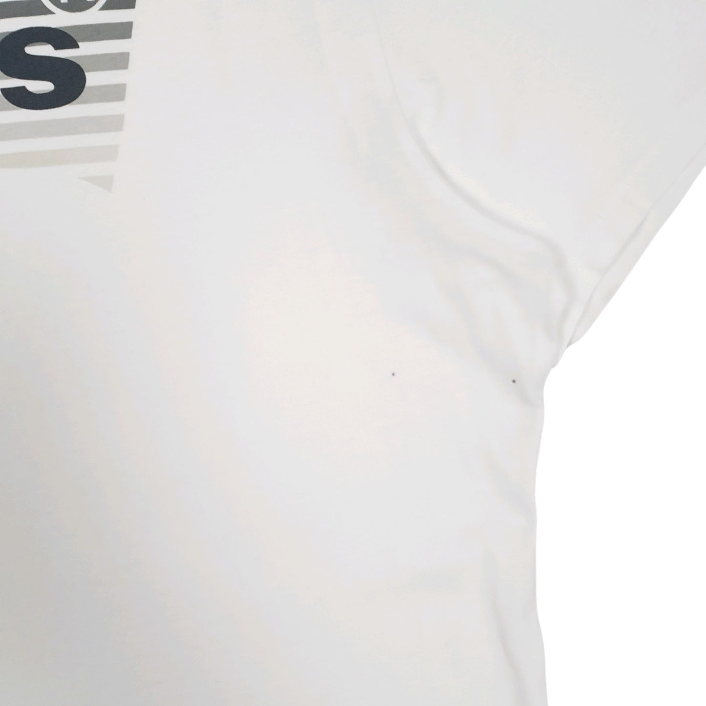 Mens White Levis Spellout  T Shirt