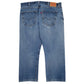Mens Blue Levis Distressed  Jeans