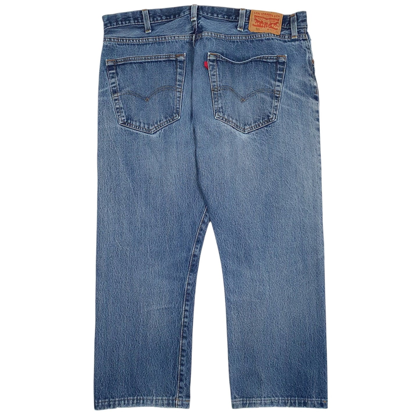 Mens Blue Levis Distressed  Jeans