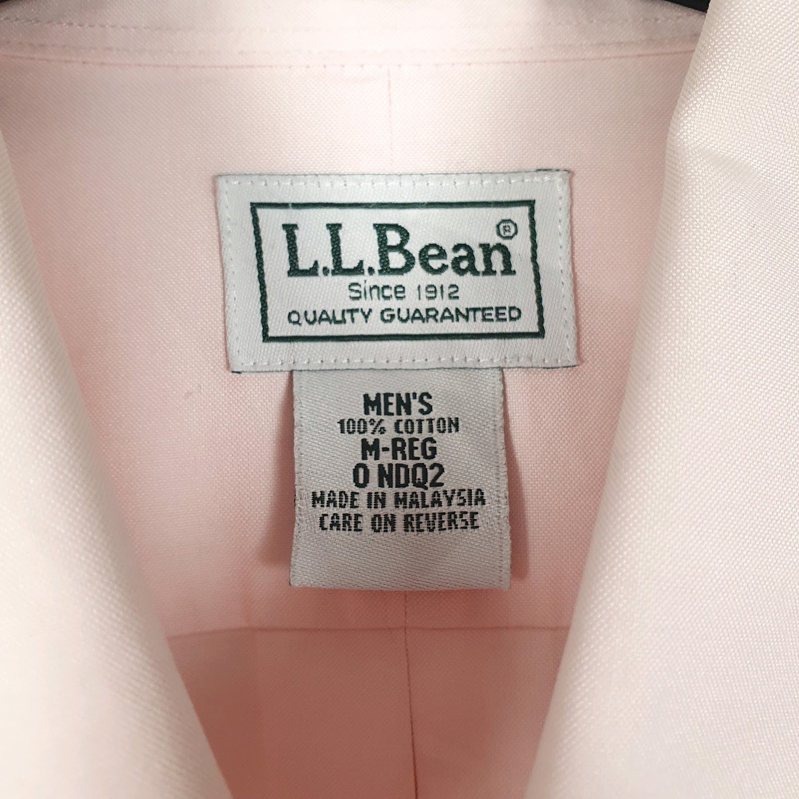 Mens Pink L.L.Bean   Shirt