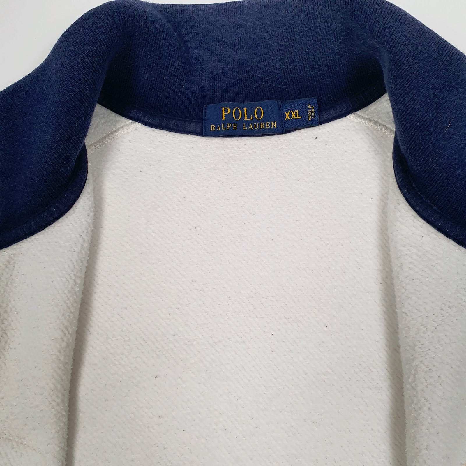 Mens White Polo Ralph Lauren  Full Zip Jumper