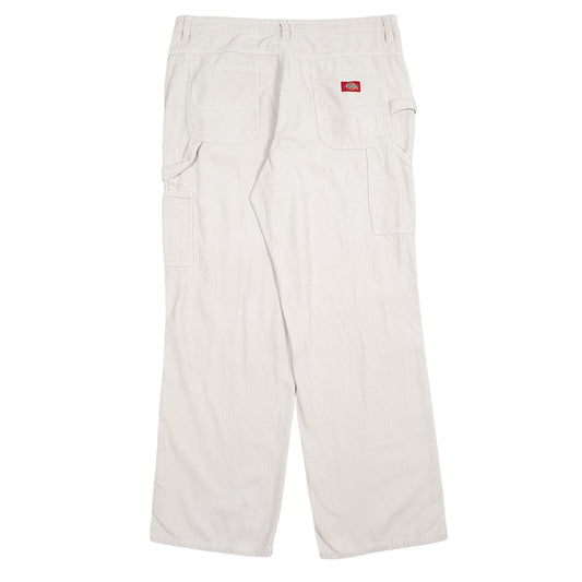 Mens Cream Dickies Carpenter  Trousers