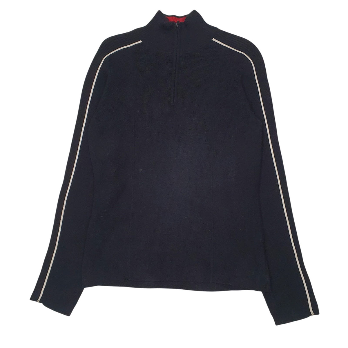 Womens Black Tommy Hilfiger  Quarter Zip Jumper