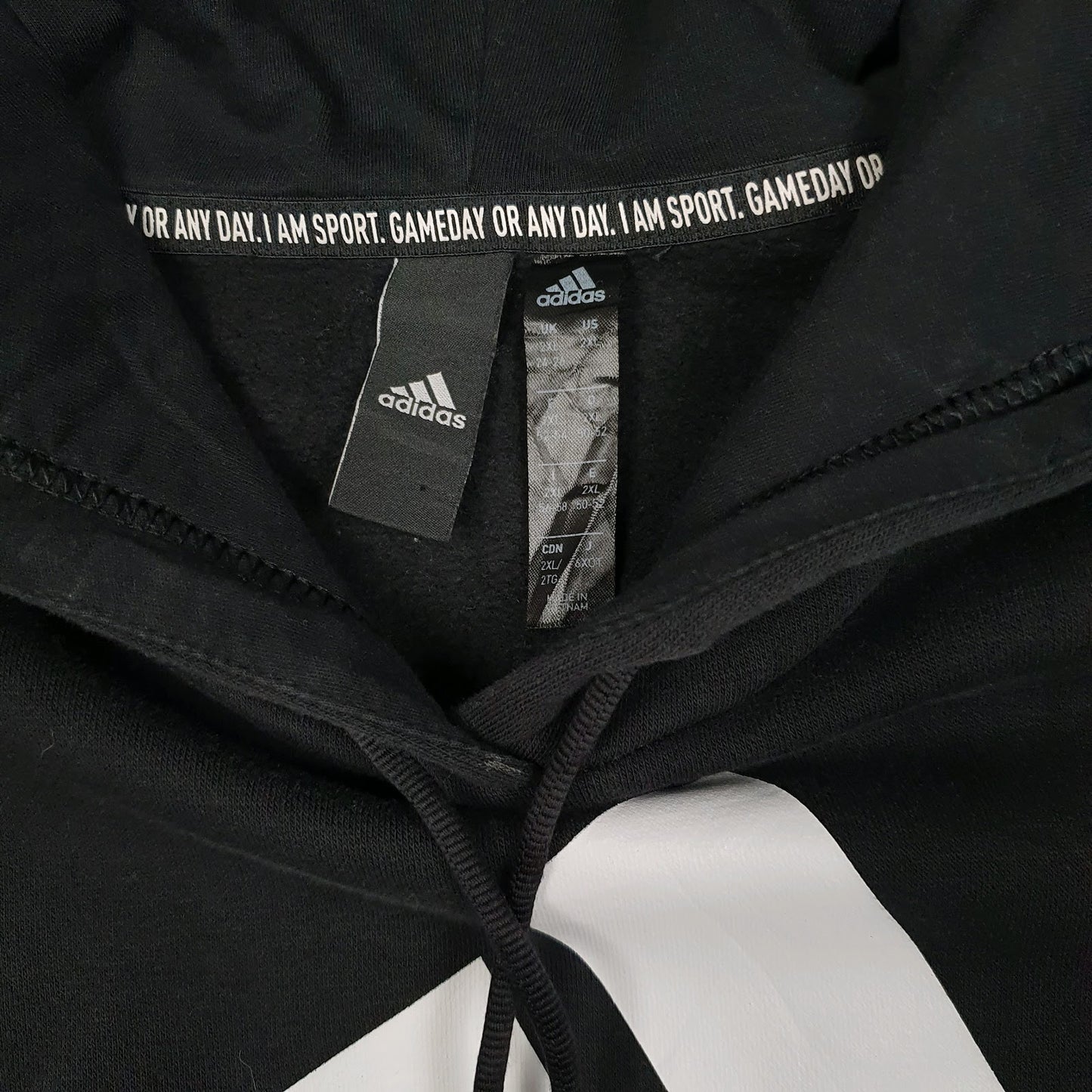 Womens Black Adidas  Hoodie Jumper