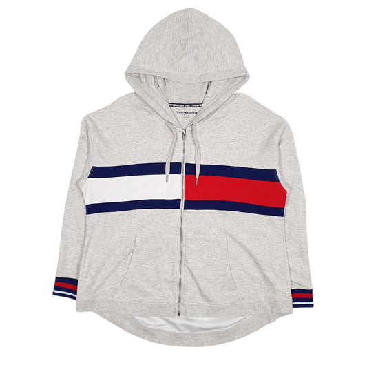 Womens Grey Tommy Hilfiger Sport Full Zip Jumper
