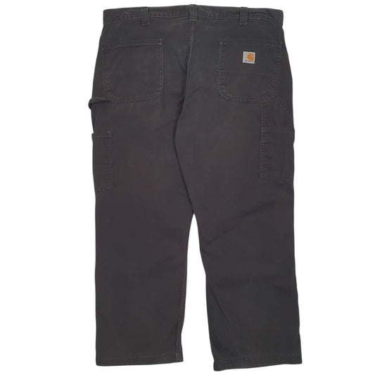 Mens Black Carhartt Workwear B324-BLK  Trousers