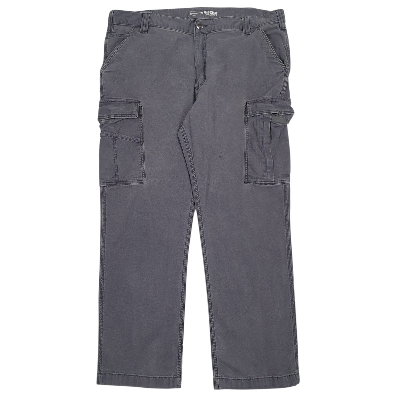 Mens Grey Carhartt BN3574-M Cargo Trousers