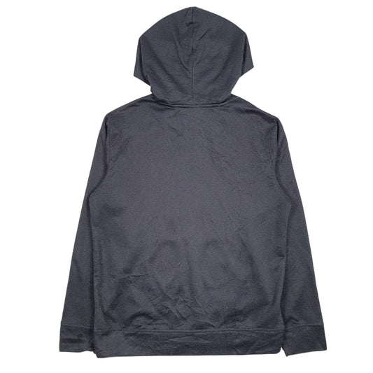 Mens Grey Reebok Spellout Hoodie Jumper