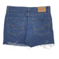 Womens Blue Levis Signature Bermuda Hoodie Shorts