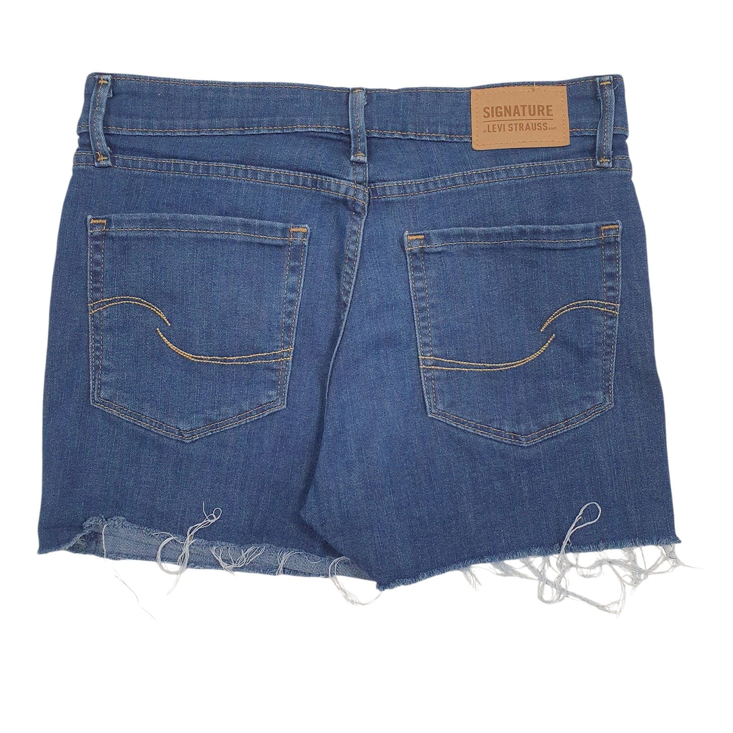 Womens Blue Levis Signature Bermuda Hoodie Shorts