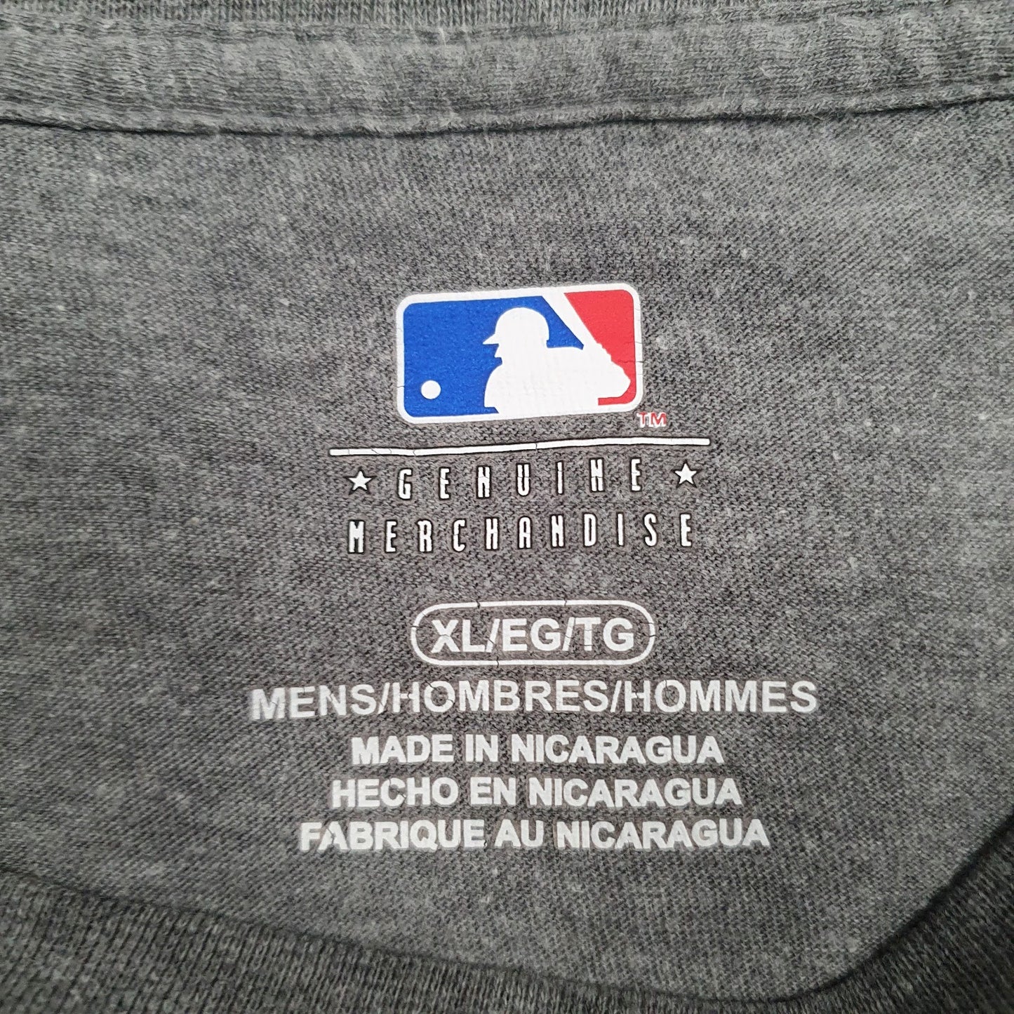 Mens Grey MLB   T Shirt