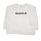 Mens Grey Reebok Spellout Crewneck Jumper