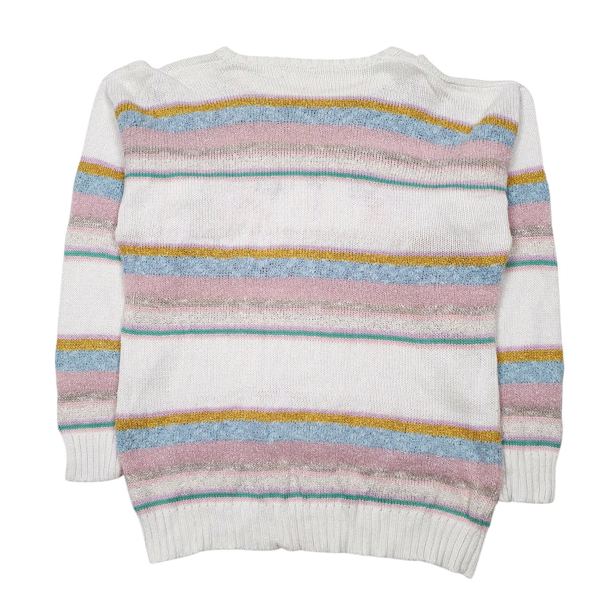 Womens White Unbranded Knit Crewneck Jumper