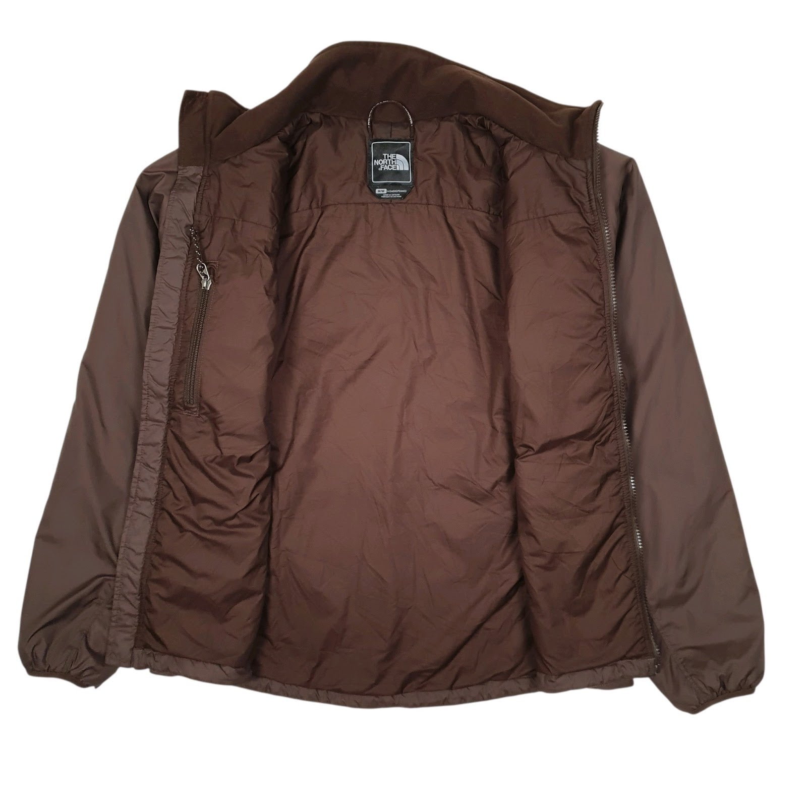 Womens Brown The North Face Primaloft Windbreaker  Coat