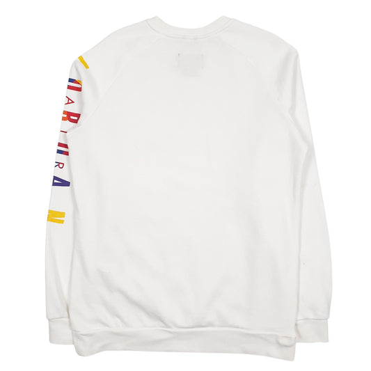 Mens White Nike Air Jordan  Crewneck Jumper
