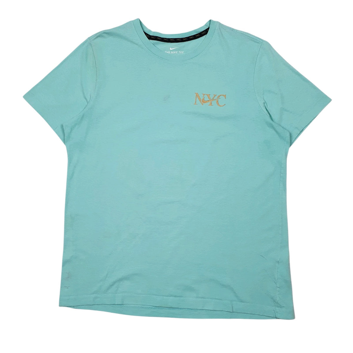 Mens Blue Nike NYC Short Sleeve T Shirt