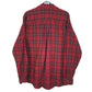 Mens Red L.L.Bean Flannel  Shirt