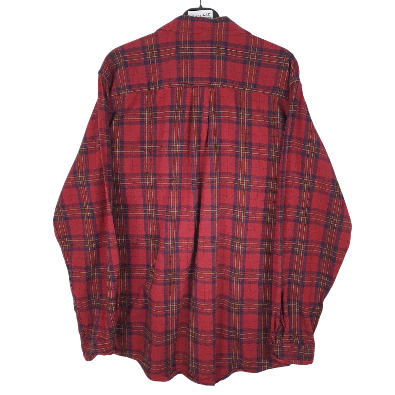 Mens Red L.L.Bean Flannel  Shirt